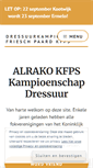 Mobile Screenshot of dressuurkampioenschapfrieschpaard.nl